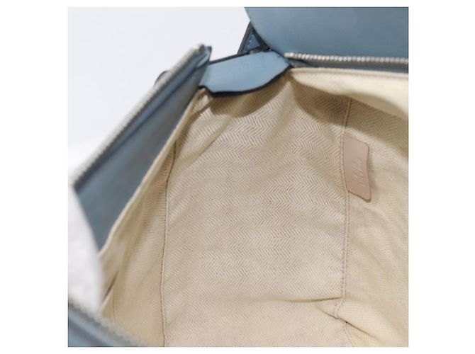 LOEWE Puzzle Bag Hand Bag Leather 2way Light Blue Silver - vista 28