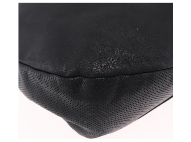 LOEWE Schultertasche Leder Schwarz Silber - Ansicht 16