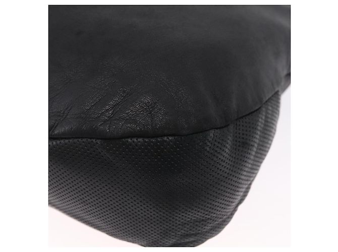 LOEWE Schultertasche Leder Schwarz Silber - Ansicht 17