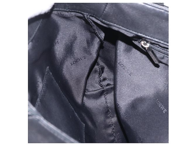 LOEWE Schultertasche Leder Schwarz Silber - Ansicht 20