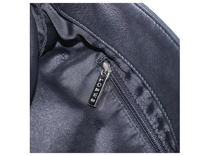 LOEWE Schultertasche Leder Schwarz Silber - Ansicht 21
