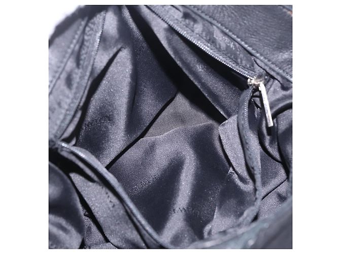 LOEWE Schultertasche Leder Schwarz Silber - Ansicht 22