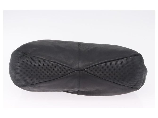 LOEWE Schultertasche Leder Schwarz Silber - Ansicht 5