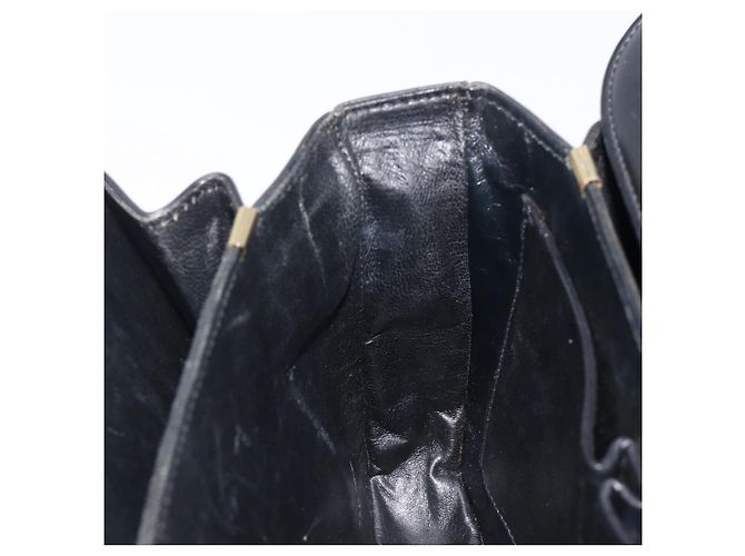 Céline CELINE Horse Carriage Shoulder Bag Leather Black Gold - vista 21