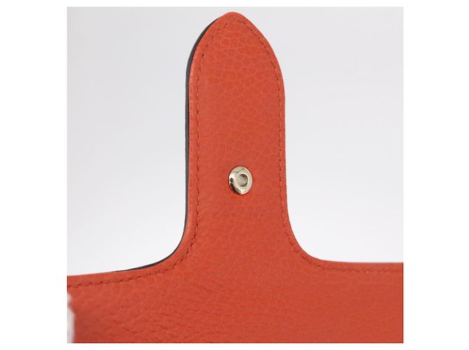 GUCCI Interlocking G Chain Bag Leather Outlet Orange Gold 510304 - vista 20