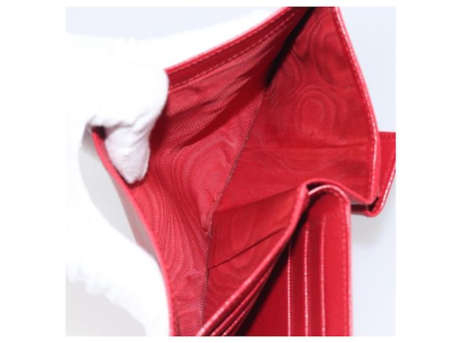 Billetera PRADA Bifold piel Saffiano Rojo Oro - vista 28