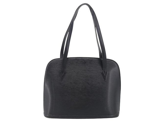 LOUIS VUITTON Epi Lussac Shoulder Bag Black M52282 LV - vue 2