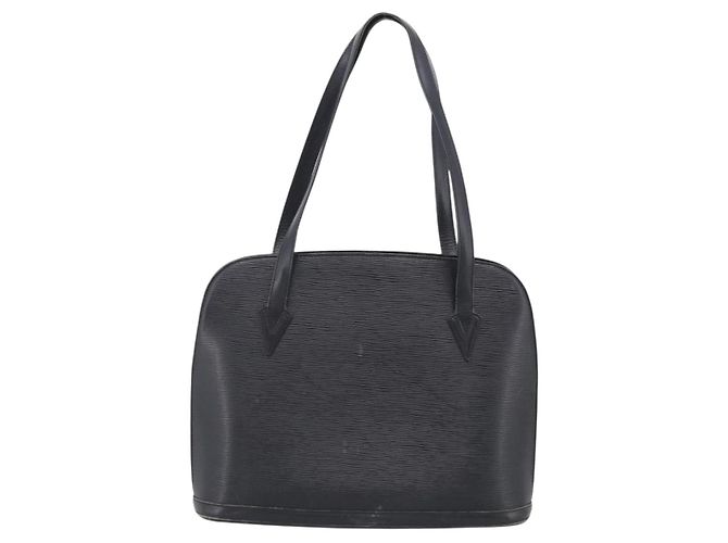 LOUIS VUITTON Epi Lussac Shoulder Bag Black M52282 LV - vue 3