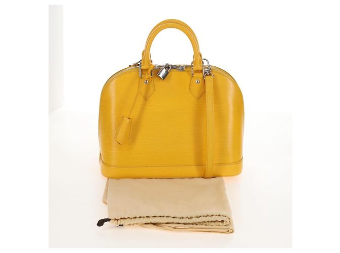 LOUIS VUITTON Epi Alma PM Hand Bag Mimosa M40951 LV - vista 12