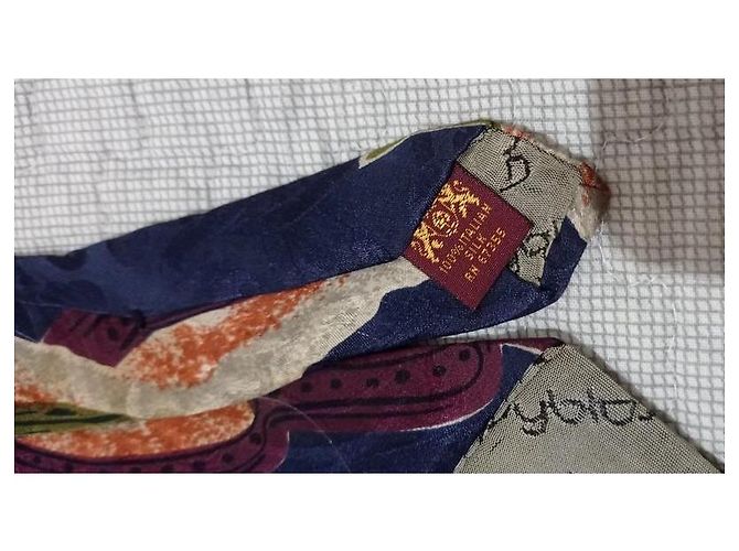 Byblos  Abstract Multi-Color 100% Italian Silk Tie . Never Worn. - view 7