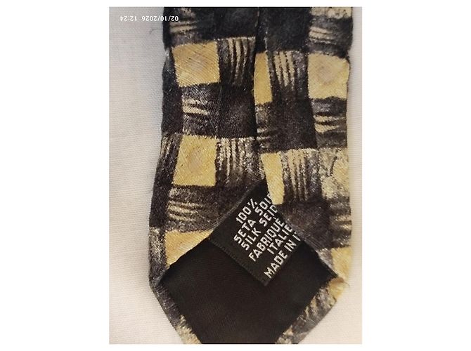 Autre Marque BOSS Hugo Boss Textured Checkerboard Silk Tie - view 10