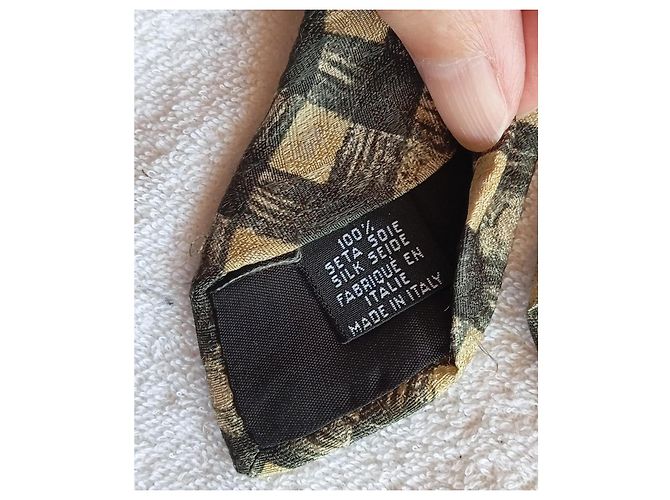 Autre Marque BOSS Hugo Boss Textured Checkerboard Silk Tie - view 3