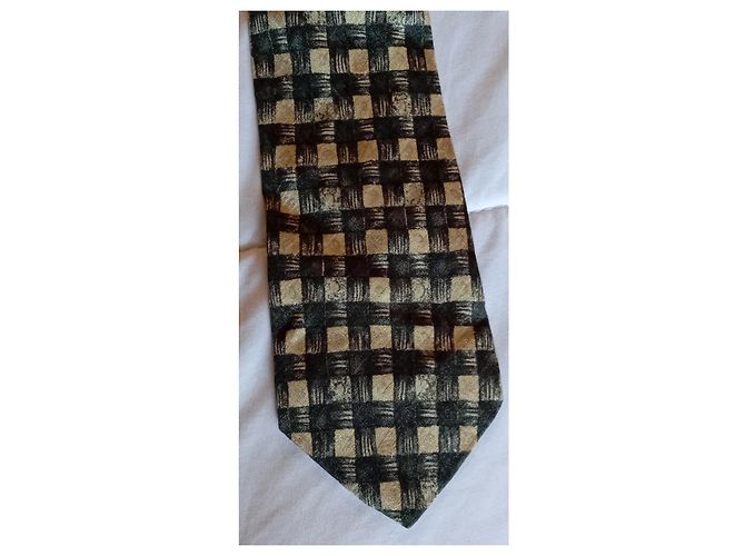 Autre Marque BOSS Hugo Boss Textured Checkerboard Silk Tie - view 4