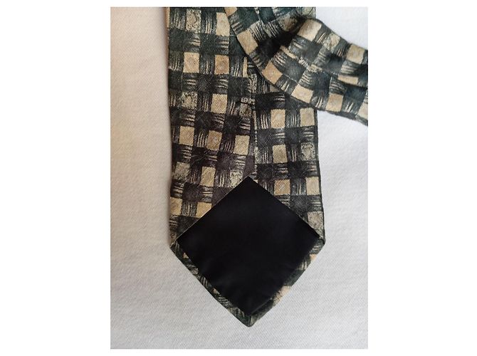 Autre Marque BOSS Hugo Boss Textured Checkerboard Silk Tie - view 8