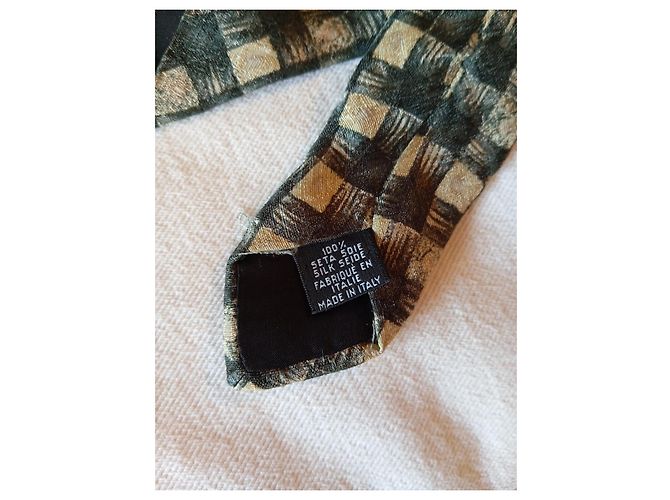 Autre Marque BOSS Hugo Boss Textured Checkerboard Silk Tie - view 9