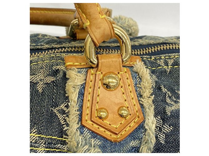 Bolso Louis Vuitton Monogram Denim Patchwork Speedy 30 - vista 10