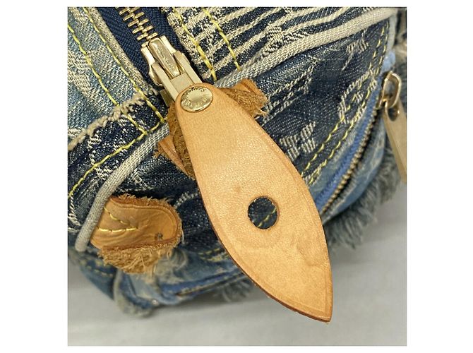 Bolso Louis Vuitton Monogram Denim Patchwork Speedy 30 - vista 11