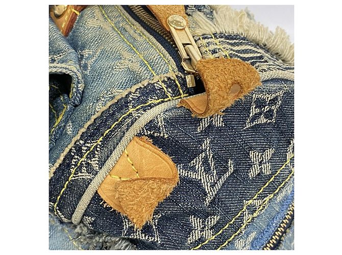 Bolso Louis Vuitton Monogram Denim Patchwork Speedy 30 - vista 8