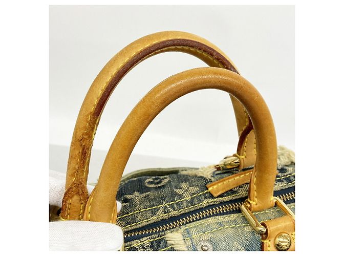 Bolso Louis Vuitton Monogram Denim Patchwork Speedy 30 - vista 9