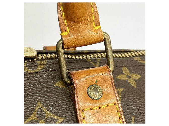Louis Vuitton Brown Boston Monogram Keepall 55 - vista 10