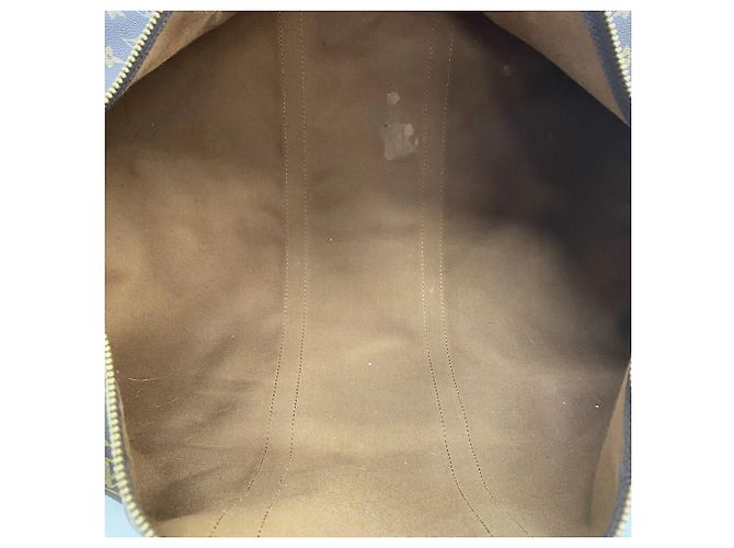 Louis Vuitton Brown Boston Monogram Keepall 55 - vista 4