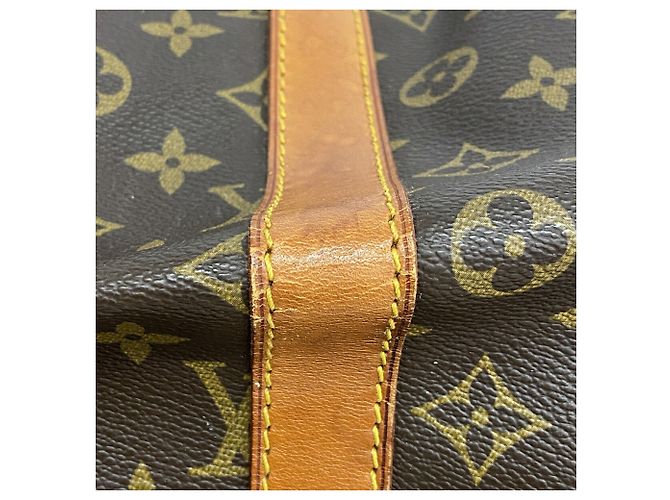 Louis Vuitton Brown Boston Monogram Keepall 55 - vista 7