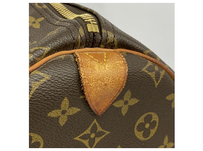 Louis Vuitton Brown Boston Monogram Keepall 55 - vista 8
