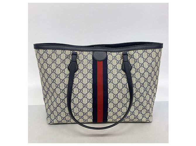 Borsa Tote Gucci Ophidia in Navy - vista 9
