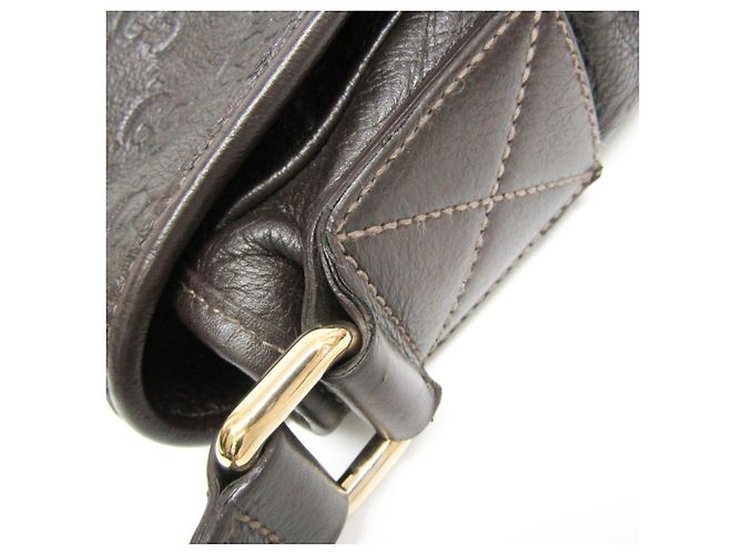 Borsa a tracolla Gucci Guccissima in pelle - vista 10
