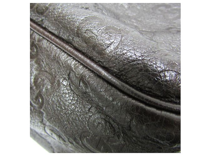 Borsa a tracolla Gucci Guccissima in pelle - vista 6