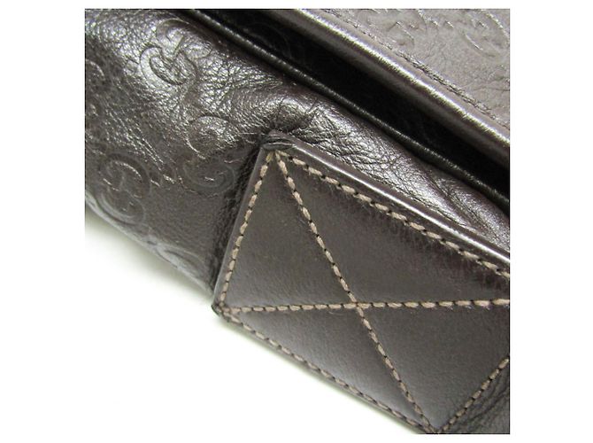 Borsa a tracolla Gucci Guccissima in pelle - vista 9