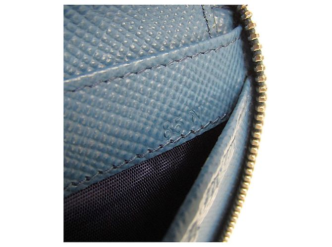 Portefeuille long Prada en cuir Saffiano - vue 18