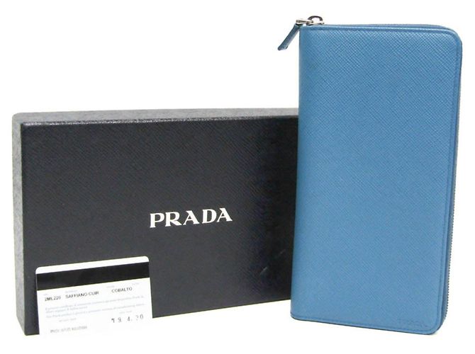 Portefeuille long Prada en cuir Saffiano - vue 2
