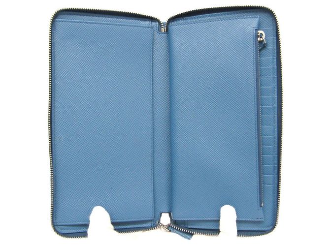Portefeuille long Prada en cuir Saffiano - vue 5