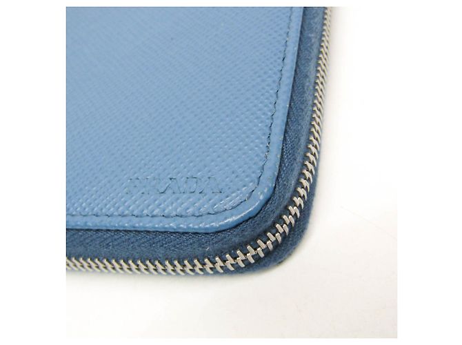 Portefeuille long Prada en cuir Saffiano - vue 9