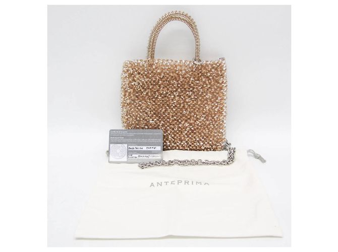 Autre Marque Bolso Anteprima Wire en Champagne Gold - vista 2