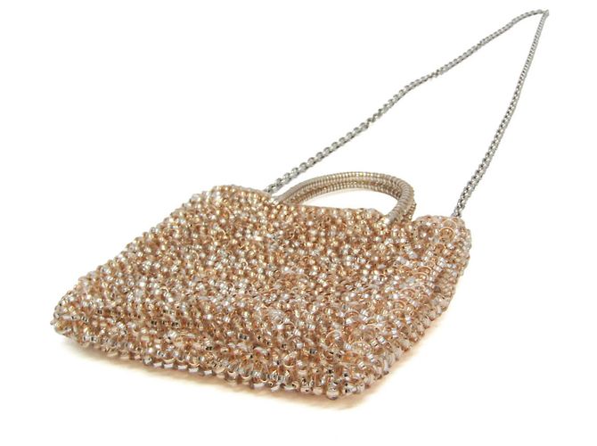 Autre Marque Bolso Anteprima Wire en Champagne Gold - vista 3