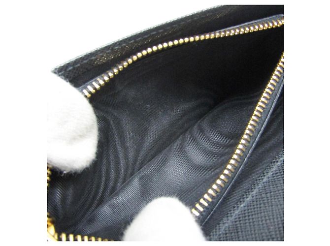 Portefeuille long en cuir Saffiano multicolore Prada - vue 5