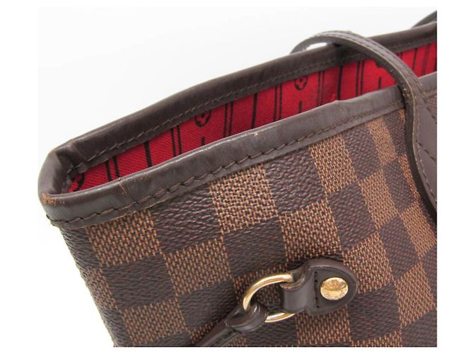 Borsa Tote Louis Vuitton Damier Neverfull MM N51105 - vista 10