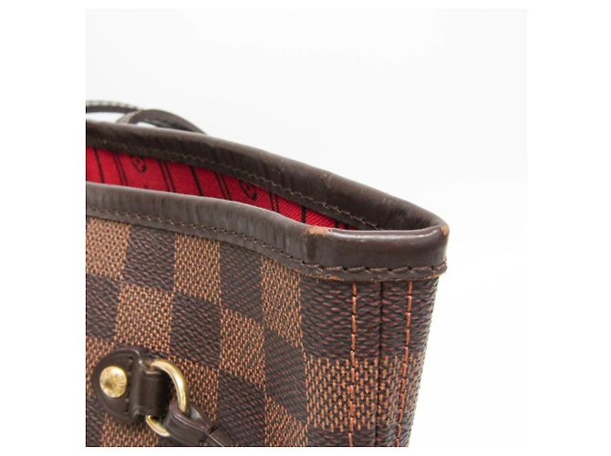 Borsa Tote Louis Vuitton Damier Neverfull MM N51105 - vista 8
