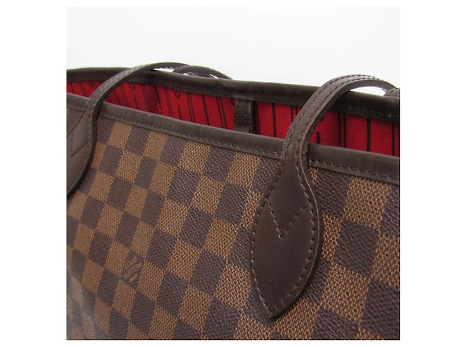 Borsa Tote Louis Vuitton Damier Neverfull MM N51105 - vista 9