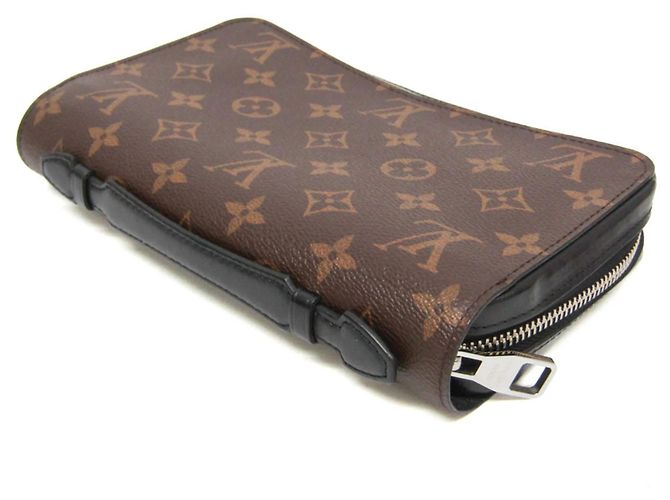 Portefeuille Zippy XL Louis Vuitton Monogram Macassar - vue 2