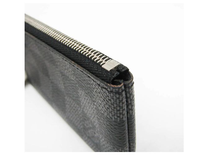 Louis Vuitton Damier Graphite Key Pouch N60155 - vista 6