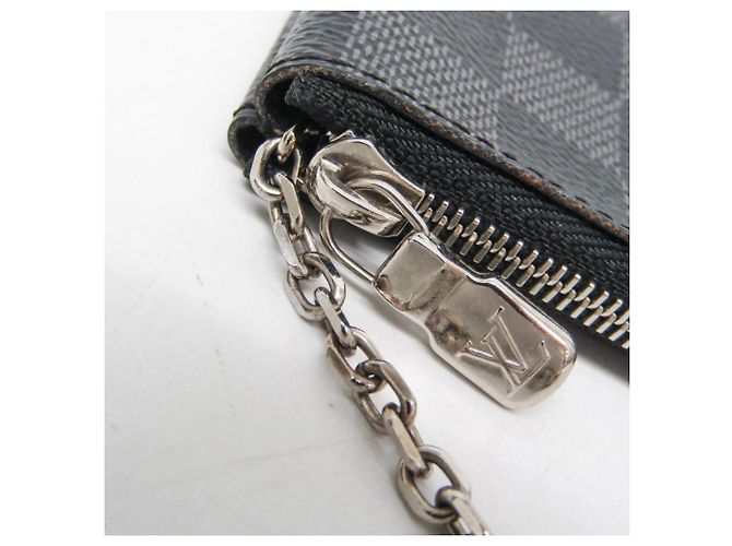 Louis Vuitton Damier Graphite Key Pouch N60155 - vista 8