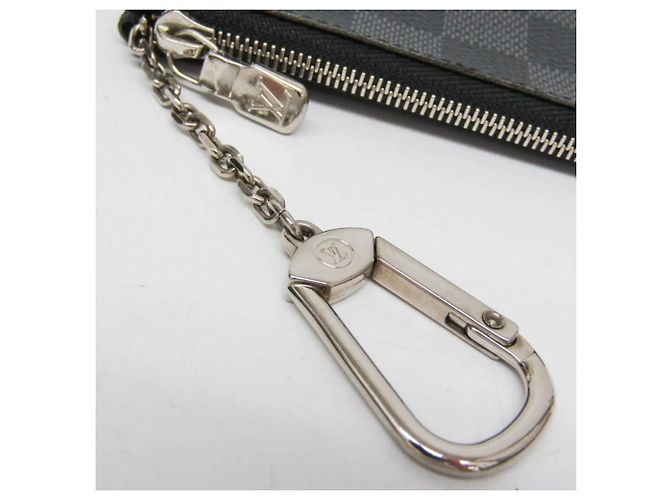 Louis Vuitton Damier Graphite Key Pouch N60155 - vista 9