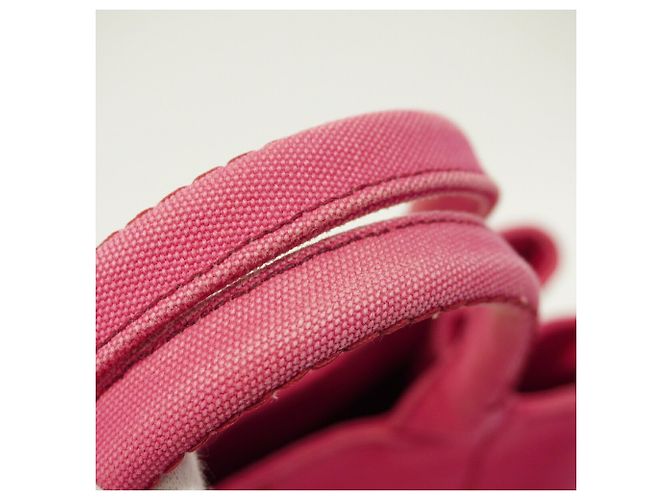 Bolso Tote Prada Canapa Canvas en rosa - vista 8