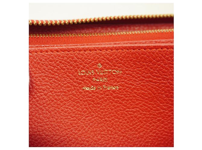 Portafoglio Zippy Louis Vuitton Monogram Empreinte in Scarlet - vista 4