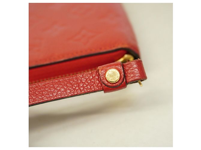 Portafoglio Zippy Louis Vuitton Monogram Empreinte in Scarlet - vista 9