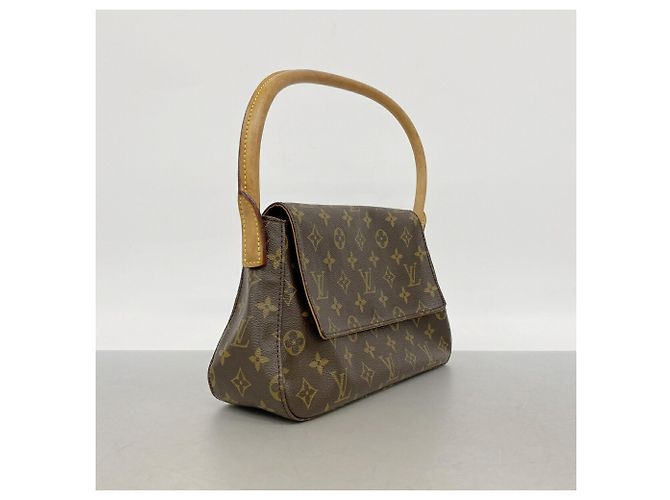 mala de ombro Louis Vuitton Monogram Mini Looping - vista 2