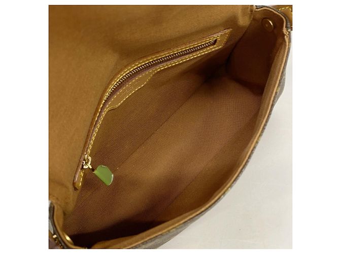 mala de ombro Louis Vuitton Monogram Mini Looping - vista 4